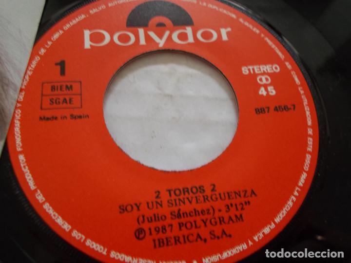 Discos de vinilo: 2 TOROS 2. SOY UN SINVERGUENZA - Foto 2
