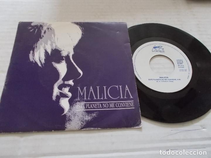 Discos de vinilo: MALICIA. ESTE PLANETA NO ME CONVIENE. - Foto 1