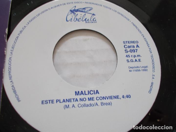 Discos de vinilo: MALICIA. ESTE PLANETA NO ME CONVIENE. - Foto 2