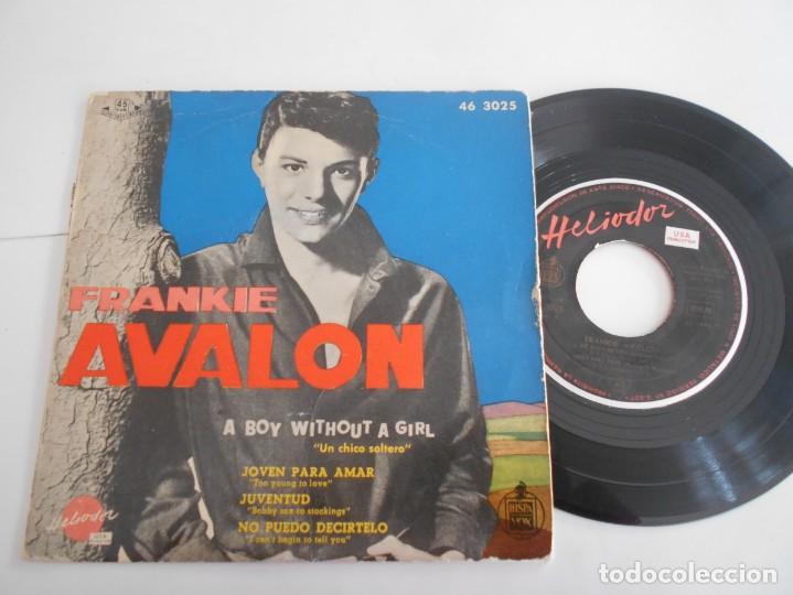 Discos de vinilo: FRANKIE AVALON-EP UN CHICO SOLTERO +3 - Foto 1