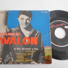 Discos de vinilo: FRANKIE AVALON-EP UN CHICO SOLTERO +3. Lote 140403330