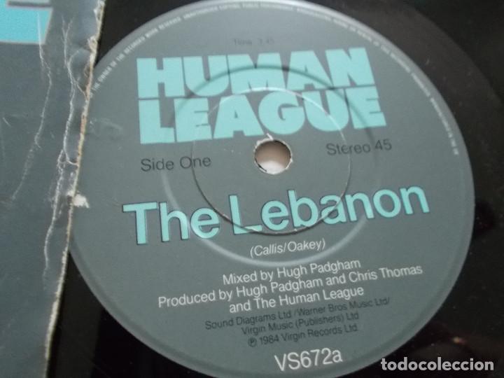 Discos de vinilo: HUMAN LEAGUE. THE LEBANON. - Foto 2