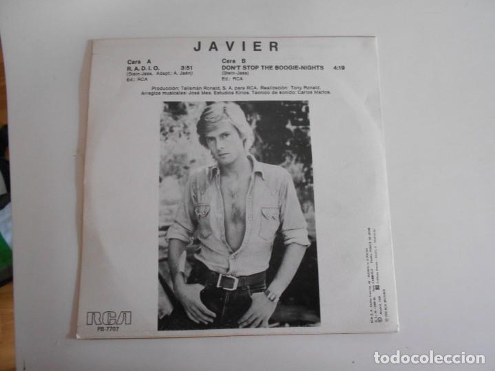 Discos de vinilo: JAVIER-SINGLE RADIO - Foto 2