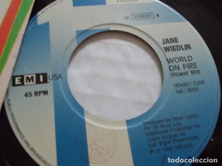 Discos de vinilo: JANE WIEDLIN. WORLD ON FIRE. - Foto 2