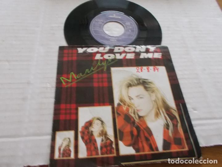 Discos de vinilo: MARILYN. YOU DON&acute;T LOVE ME - Foto 1