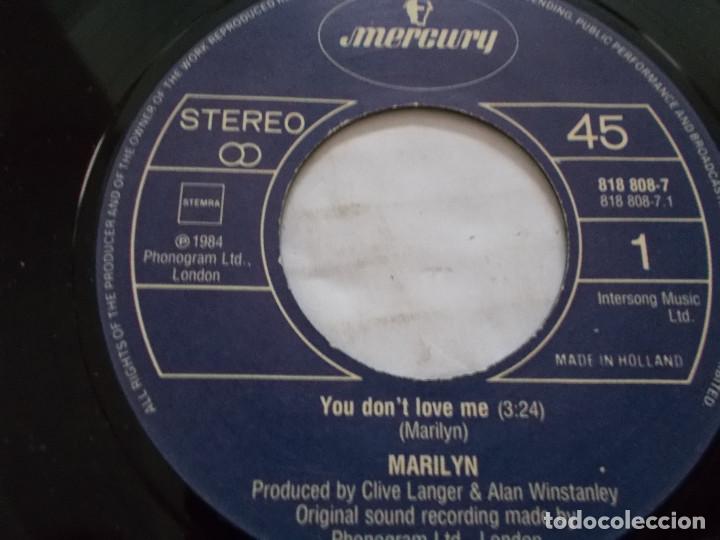 Discos de vinilo: MARILYN. YOU DON&acute;T LOVE ME - Foto 2