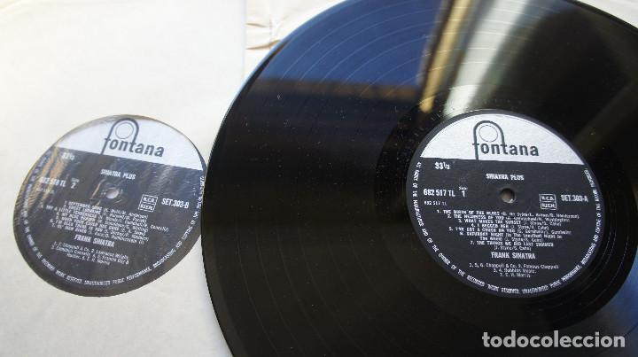 Discos de vinilo: SINATRA + PLUS - 2 LPs  - MADE IN UK 1961 - CUBIERTA ABRIBLE (GATEFOLD) - Foto 4