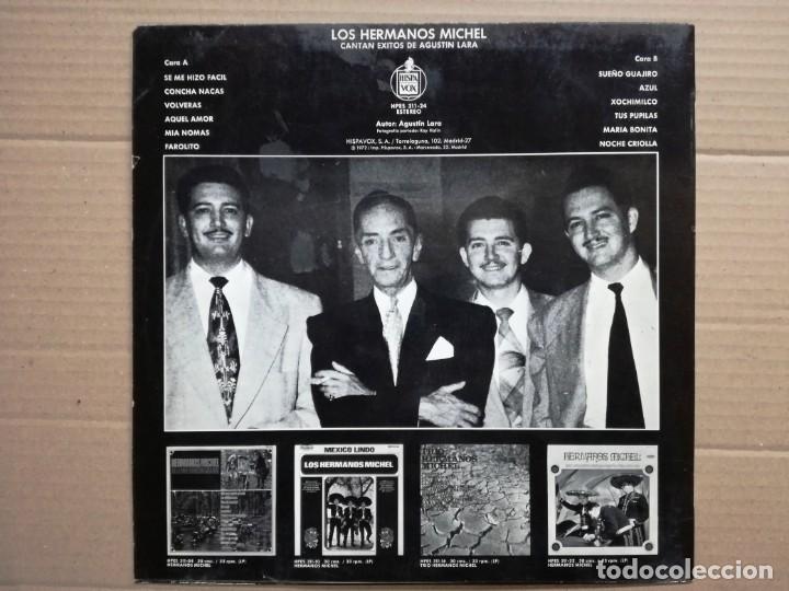 Discos de vinilo: HERMANOS MICHEL EXITOS DE AGUNSTIN LARA LP SPAIN - Foto 1