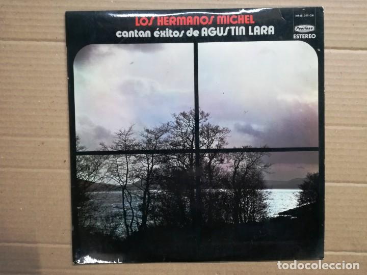 Discos de vinilo: HERMANOS MICHEL EXITOS DE AGUNSTIN LARA LP SPAIN - Foto 2