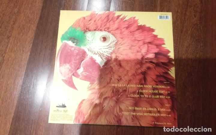 Discos de vinilo: Red raw feat 007-ohh la la la.maxi espa&ntilde;a - Foto 2