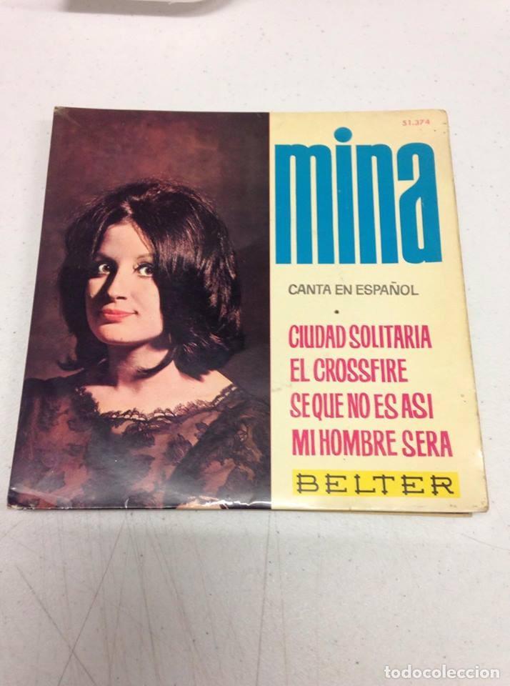 Discos de vinilo: Mina --Canta En Espa&ntilde;ol --EP - Foto 1