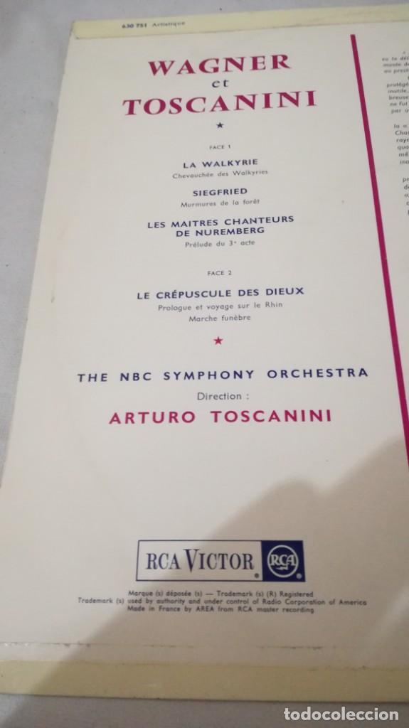 Discos de vinilo: WAGNER ET TOSCANINI - Foto 3