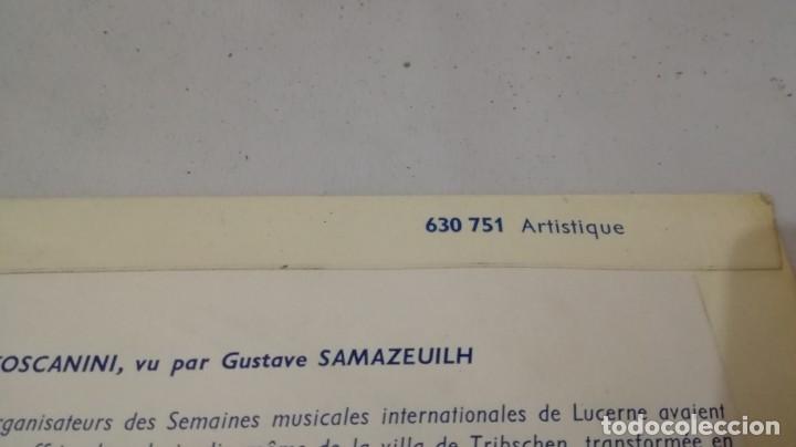 Discos de vinilo: WAGNER ET TOSCANINI - Foto 5