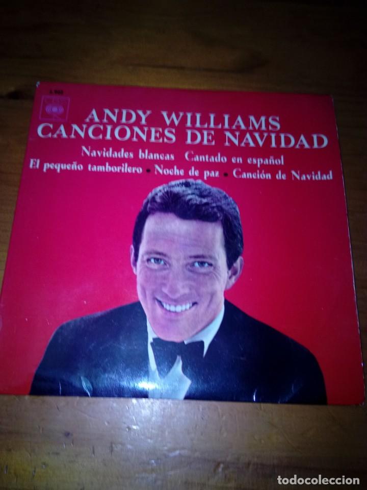 Discos de vinilo: ANDY WILLIAMS CANCIONES DE NAVIDAD. MRV - Foto 1