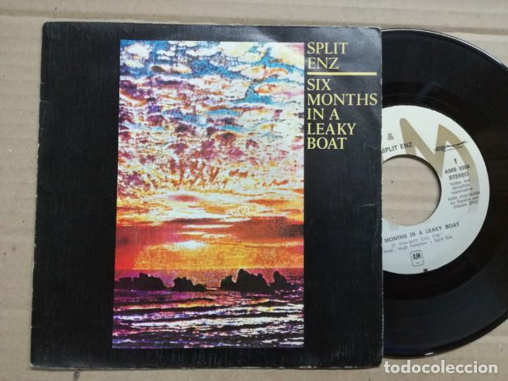Discos de vinilo: SPLIT ENZ - SIX MONTHS IN A LEAKY BOAT / MAKE SENSE OF IT - SINGLE - Foto 1