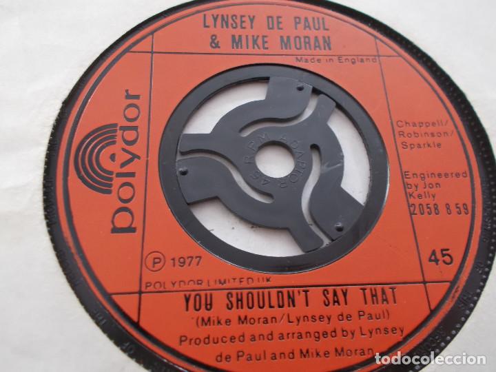 Discos de vinilo: LYNSEY DE PAUL & MIKE MORAN - Foto 3