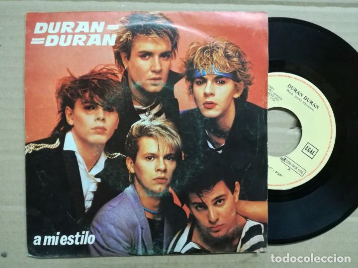 Discos de vinilo: DURAN DURAN - A MI ESTILO + COMO UN ANGEL - Foto 1