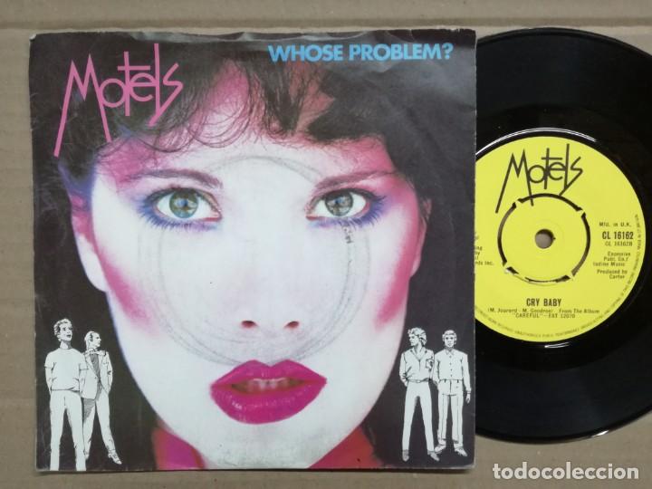 Discos de vinilo: THE MOTELS - WHOSE PROBLEM?-CRY BABY-CAPITOL 1980 - Foto 1