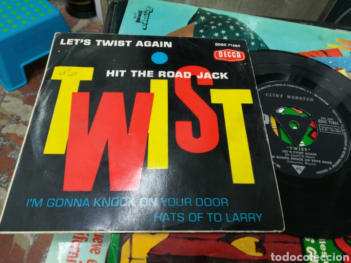 Discos de vinilo: Clint webster ep twist espa&ntilde;a 1962 - Foto 1