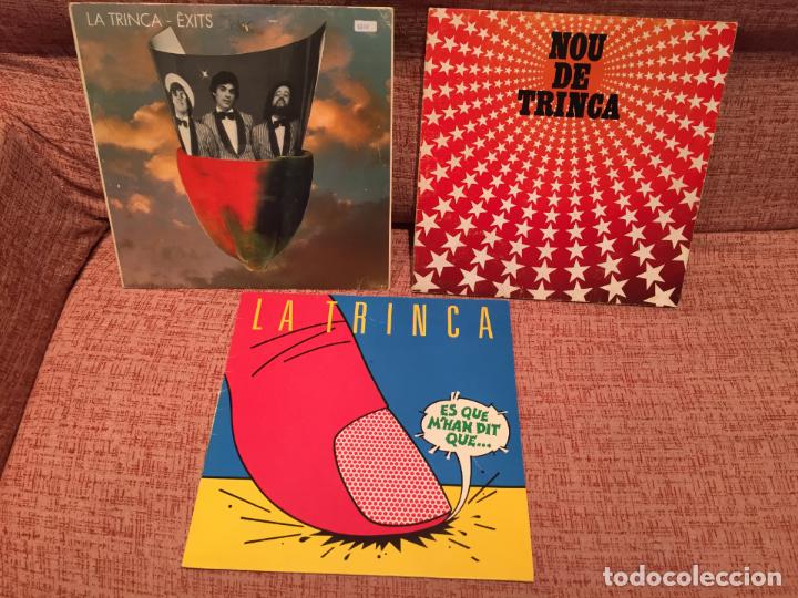 Discos de vinilo: LOTE DE 3 VINILOS DE LA TRINCA - Foto 1
