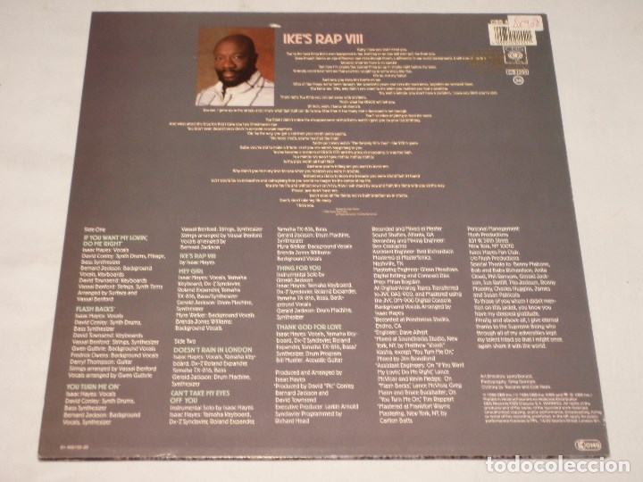 Discos de vinilo: Isaac Hayes &lrm;&ndash; U-Turn , Holanda 1986 CBS - Foto 2