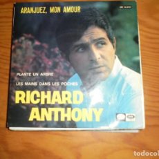 Discos de vinilo: RICHARD ANTHONY. ARANJUEZ, MON AMOUR + 3. EP. LA VOZ DE SU AMO, 1967
