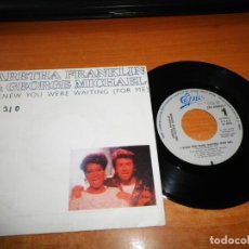 Discos de vinilo: ARETHA FRANKLIN & GEORGE MICHAEL I KNEW YOU WERE WAITING (FOR ME) SINGLE VINILO 1986 ESPAÑA WHAM . Lote 140626406
