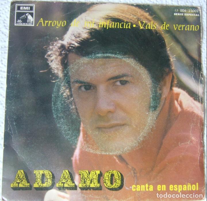 Discos de vinilo: Adamo. Arroyo de mi infancia. - Foto 1