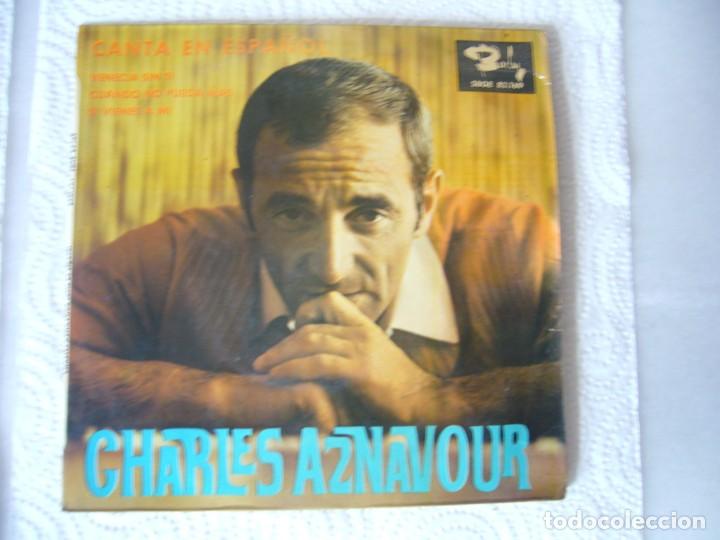 Discos de vinilo: Charles Aznavour. Venecia sin ti. - Foto 1