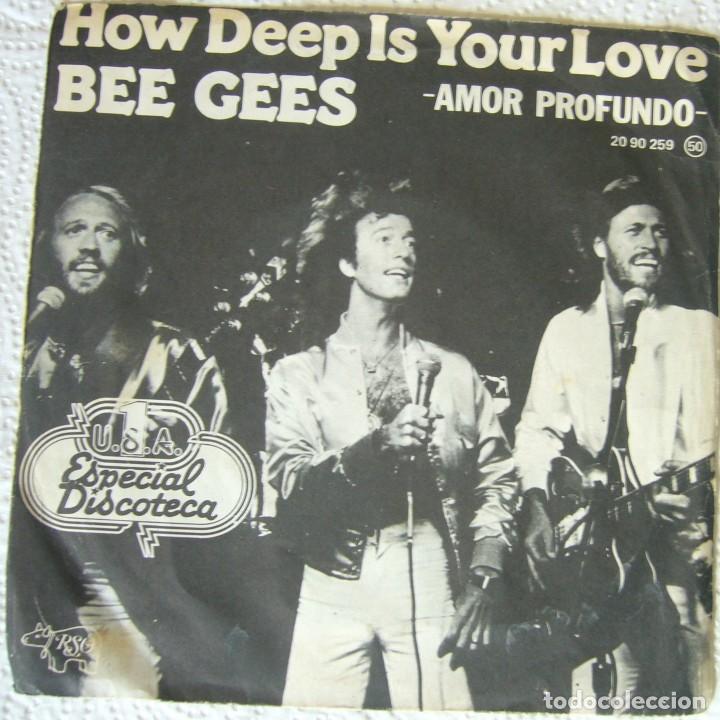 Discos de vinilo: Bee Gees. How deep is your love. - Foto 1