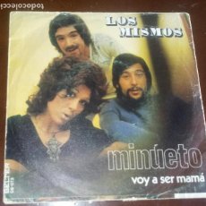 Discos de vinilo: LOS MISMOS - MINUETO - SINGLE. Lote 140637702