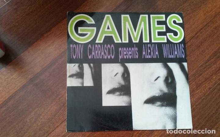 Discos de vinilo: Tony carrasco presents Alexia williams-games.maxi - Foto 1
