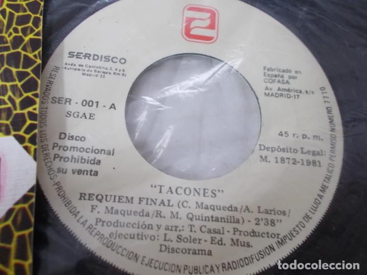 Discos de vinilo: TACONES, REQUIEM FINAL. PROMO - Foto 2