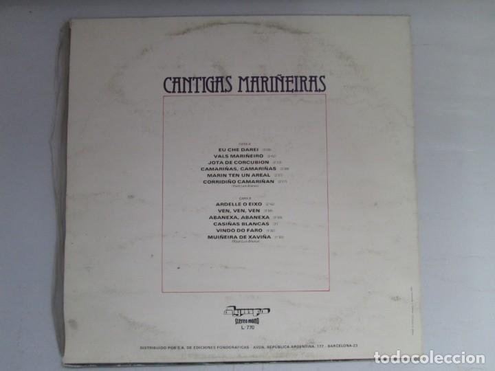 Discos de vinilo: CANTIGAS MARIÑEIRAS. GRUPO CAMARIÑAS. LP VINILO. OLYMPO. 1980. VER FOTOGRAFIAS ADJUNTAS - Foto 8 - 295438013