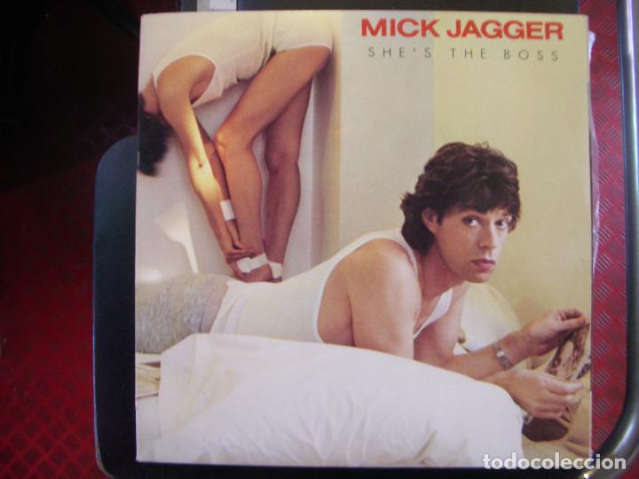Discos de vinilo: MICK JAGGER- SHE&acute;S THE BOSS. LP. - Foto 1