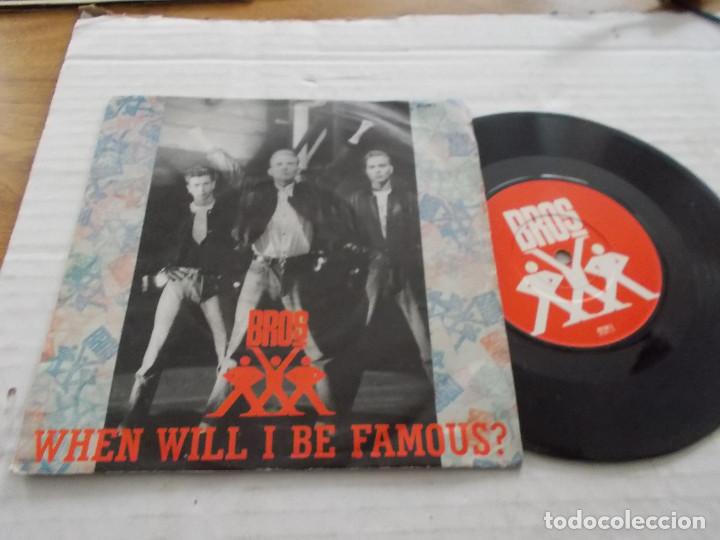 Discos de vinilo: BROS. WHEN WILL I BE FAMOUS. - Foto 1