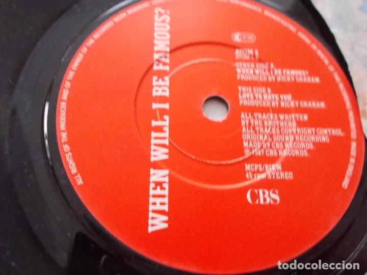 Discos de vinilo: BROS. WHEN WILL I BE FAMOUS. - Foto 2