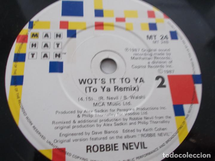 Discos de vinilo: ROBBIE NEVIL. WOT&acute;S IT TO YA. - Foto 2