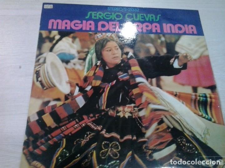 Discos de vinilo: Sergio Cuevas &lrm;&ndash; Magia Del Arpa India LP - Foto 1