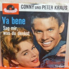 Discos de vinilo: CONNY AND PETER KLAUS -VA BENE -. Lote 140838338