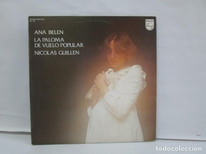 Discos de vinilo: ANA BELEN LA PALOMA DE VUELO POPULAR NICOLAS GUILLEN. LP VINILO. PHILIPS 1976. VER FOTOGRAFIAS - Foto 1 - 140881346
