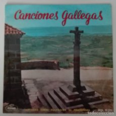 Discos de vinilo: CANCIONES GALLEGAS - SOCIEDAD CORAL POLIFÓNICA DE PONTEVEDRA GALICIA. Lote 140886506