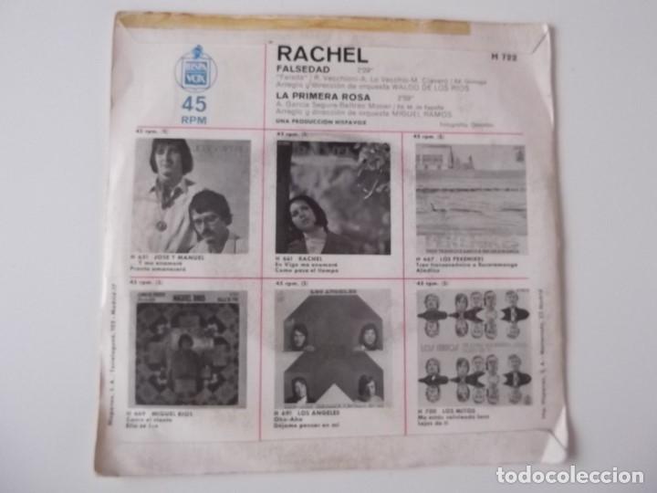 Discos de vinilo: RACHEL - Falsedad - Foto 2