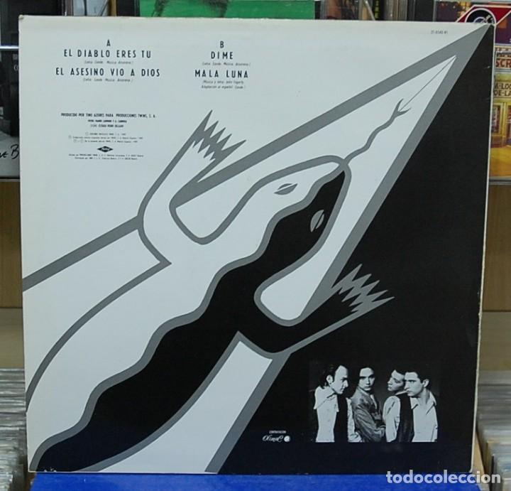 Discos de vinilo: Mosquitos. El diablo eres tu. Twins 1989, ref. 2T-0540. Maxi-single - Foto 2