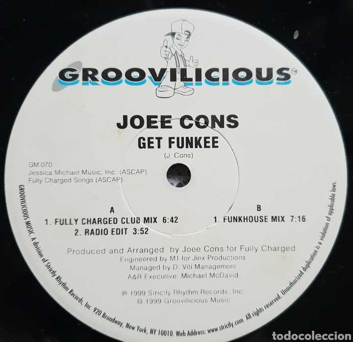 Discos de vinilo: MAXI SINGLE JOEE CONS GET FUNKEE - Foto 3