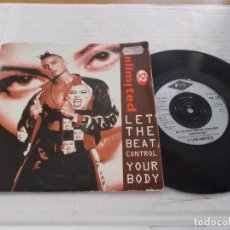 Disques de vinyle: 2 UNLIMITED, LET THE BEAT CONTROL YOUR BODY. GET READY FOR NO LIMITS.. Lote 141076718