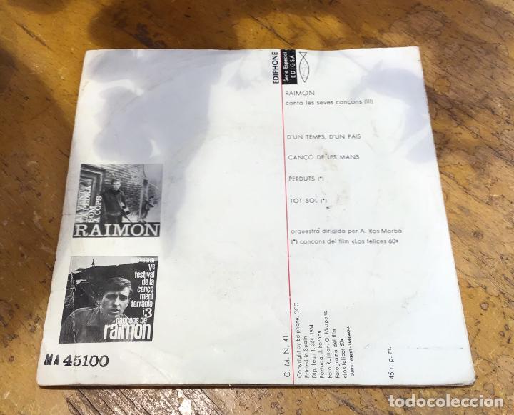 Discos de vinilo: RAIMON, LOS FELICES 60 - Foto 2