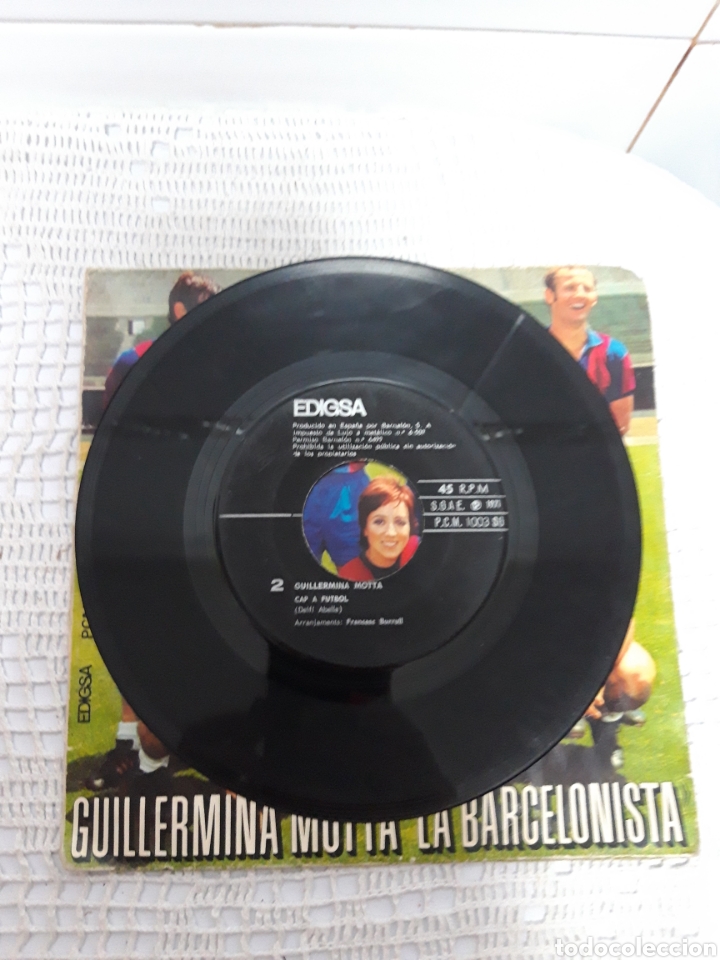 Discos de vinilo: Disco Vinilo Guillermina Motta la Barcelonista - Foto 2