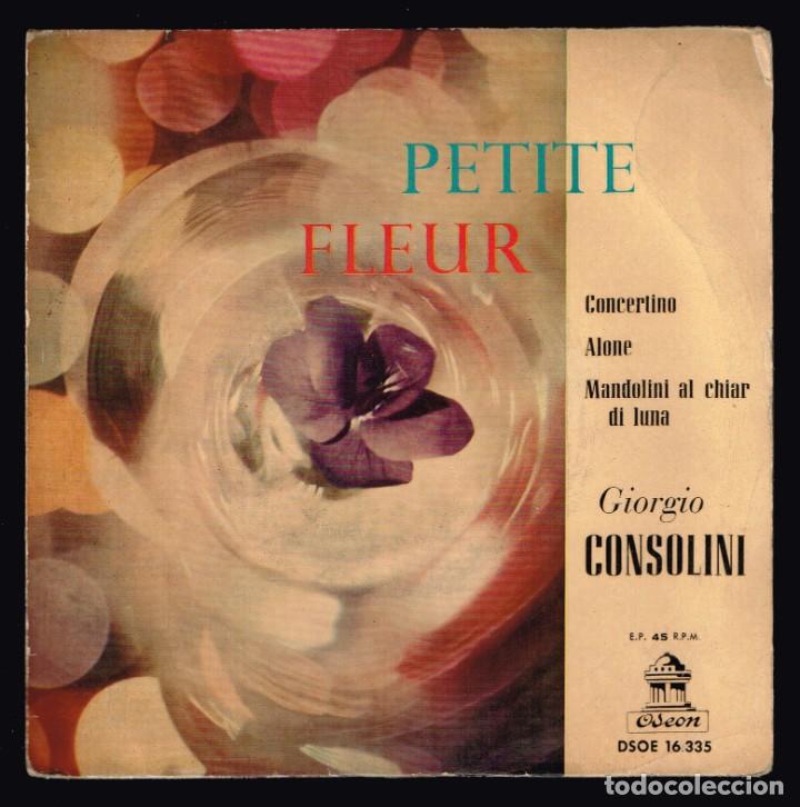 Discos de vinilo: Giorgio Consolini.  Petite Fleur  DSOE 16.335  Odeon  1960  disco - Foto 1