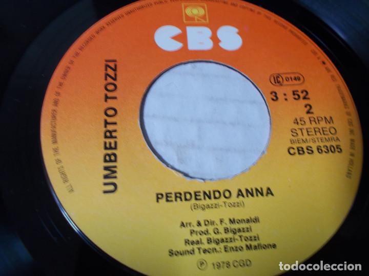 Discos de vinilo: UMBERTO TOZZI, TU, PERDENDO ANNA - Foto 2